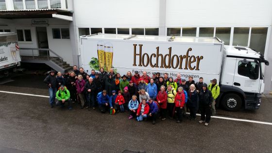 Teilnehmer der Bierwanderung Teilnehmer der Bierwanderung