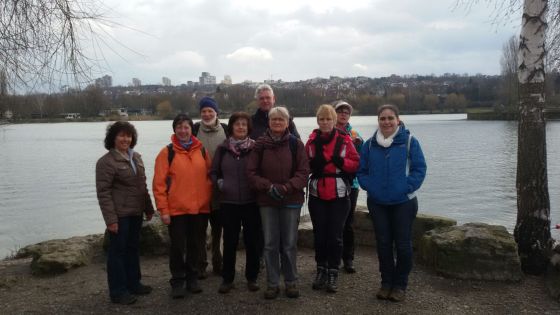 Teilnehmer der Stuttgarter Weinbergwanderung Teilnehmer der Stuttgarter Weinbergwanderung