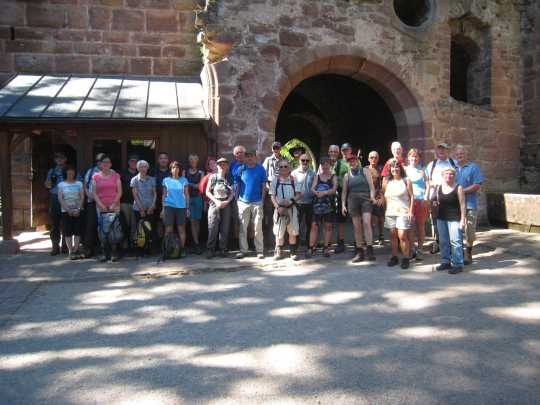 Teinehmer der Bezirkswanderung Teinehmer der Bezirkswanderung