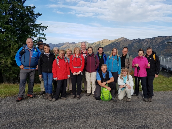 Wandergruppe in den Bergen des Allgäu