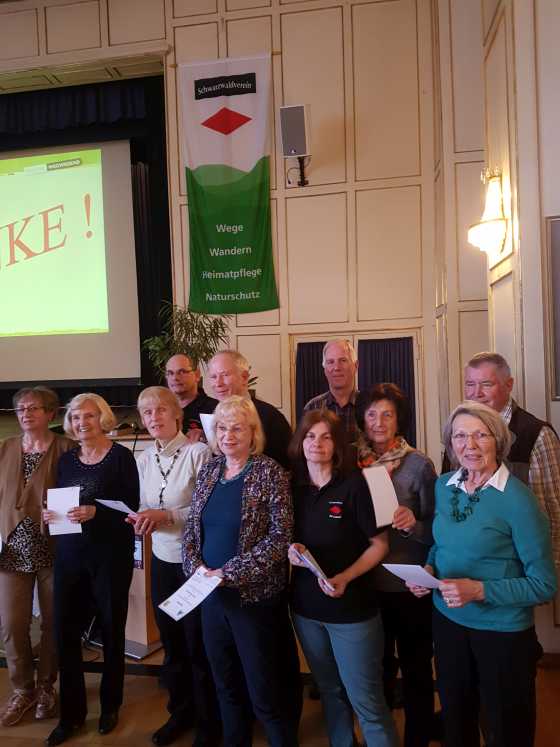 Verleihung der Wanderehrenzeichen