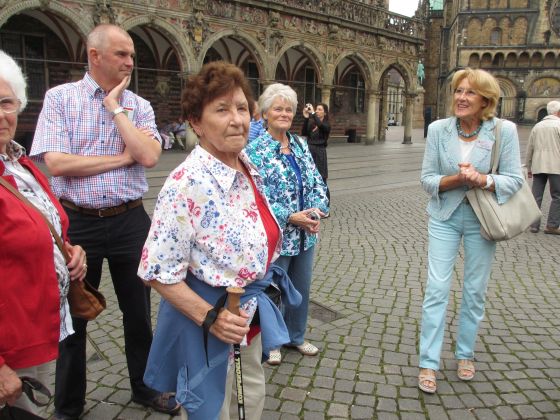 Blick auf das Rathaus und den Dom in Bremen Blick auf das Rathaus und den Dom in Bremen
