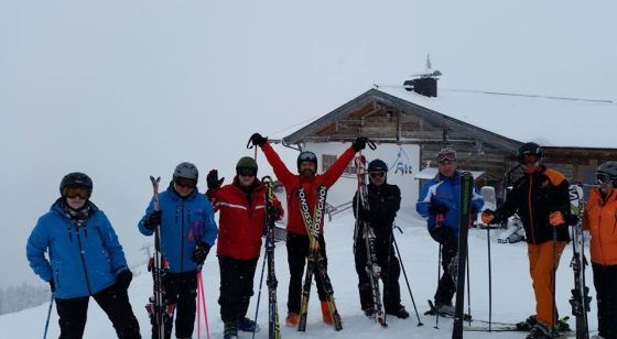 Teilnehmer der Tagesskiausfahrt Teilnehmer der Tagesskiausfahrt